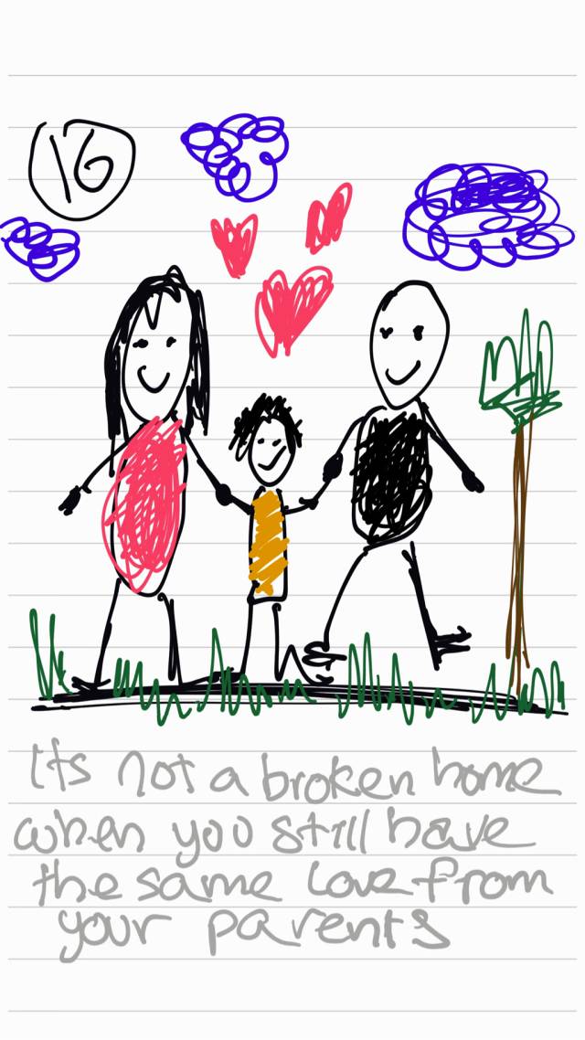 我叫azka我画了爸爸妈妈离婚的故事